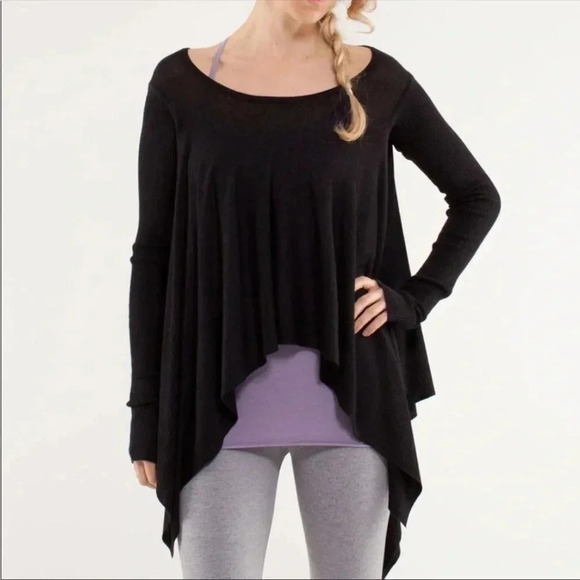 Lululemon Enlightened Pullover Sweater Black - Picture 2 of 8